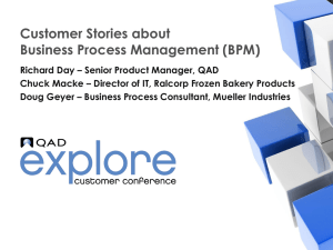 Customer Stories about Business Process Management (BPM)