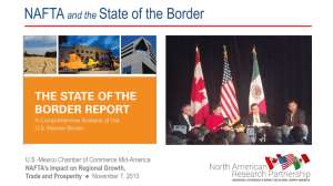 NAFTA and the State of the Border - United States