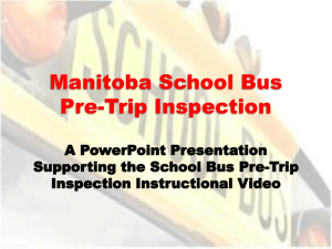 Manitoba School Bus Pre
