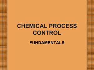 16 CHEMICAL PROCESS CONTROL FUNDAMENTALS
