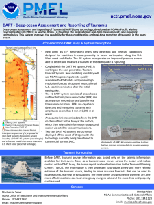 DART - Deep-ocean Assessment and Reporting of Tsunamis