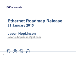 Ethernet roadmap release 21 January 2015 slides