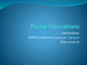 Pump Operations I24.1