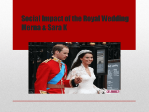 Social Impact of the Royal Wedding