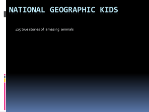 National geographic KIdS / Microsoft Office PowerPoint
