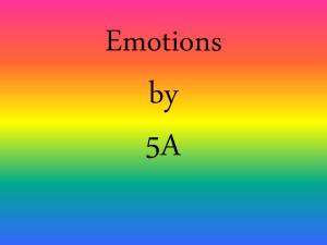 Emotions - DB Primary - Sandy Lane Primary School