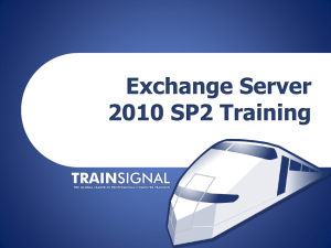 Best New Features in Exchange 2010 SP2
