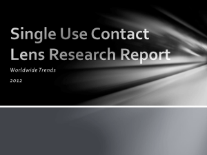 Single Use contact lens research report