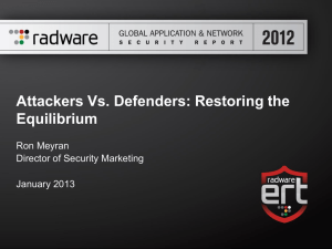 presentation “Attackers vs. Defenders