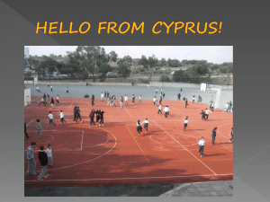 HELLO FROM CYPRUS!