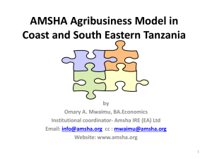 AMSHA-YIA presentation