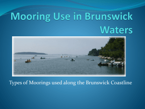 Mooring Use in Brunswick Waters