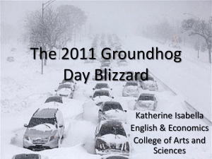 The 2011 Groundhog Day Blizzard
