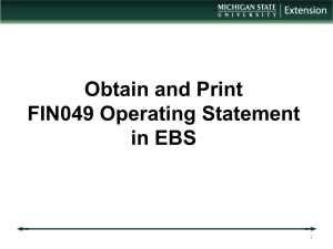 EBS System at MSU How to get to your Action List