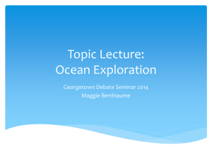 2014 Ocean Exploration Topic Lecture