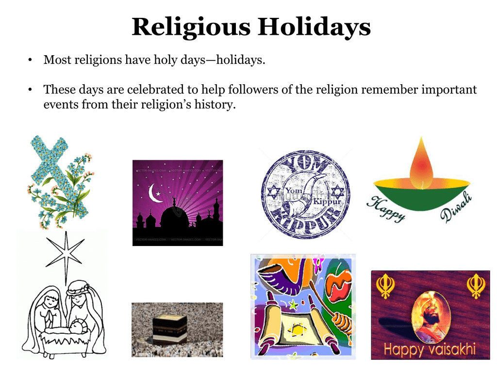 Religious Holidays