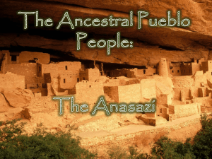 The Anasazi People: A Native American Tribe