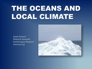 Oceans And Local Climate - Woodinville Montessori School
