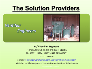 ETP Presentation - Ventilair Engineers