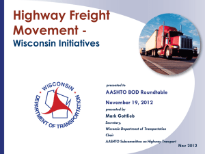 Highway Freight Movement
