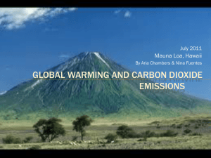 Global Warming and Carbon Dioxide Emissions