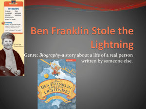 4.2.4 Ben Franklin Stole the Lightning