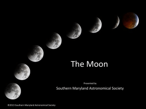 The Moon - Southern Maryland Astronomical Society