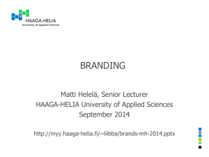 brand associations - Haaga