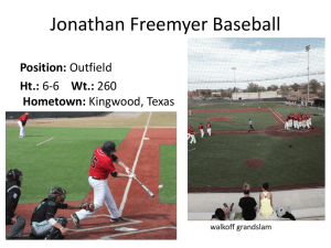 Jonathan Freemyer Baseball
