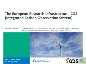 ICOS - Group on Earth Observations