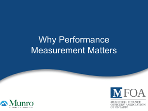 Why Performance Measurement Matters