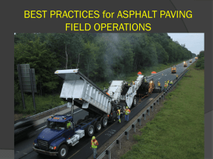 Best Practices for Asphalt Paving