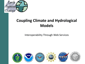 Coupling Climate and Hydrological Models