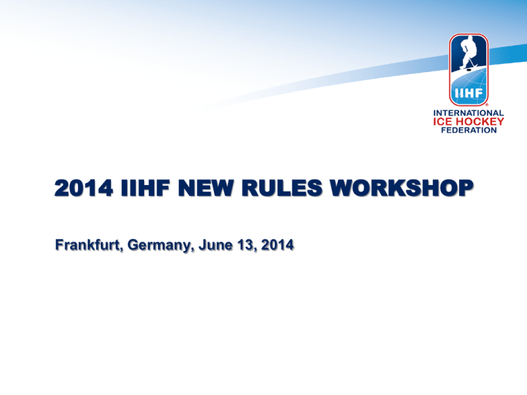 The IIHF Rule Book