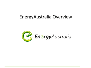 Unit 3 EnergyAustralia Overview