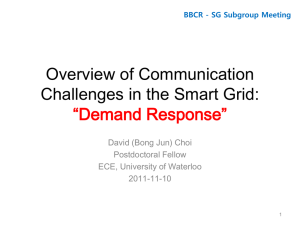 Demand Response - BBCR Group