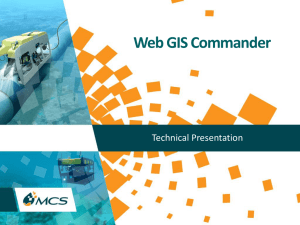 MCS Web GIS Commander Interface