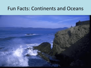Fun Facts: Continents and Oceans