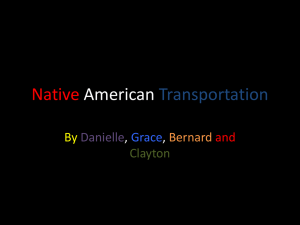 Native American Transportation