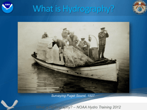 Hydrographic surveys - NOAA Teacher at Sea Blog