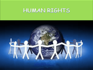 Human Rights - Liceo Scientifico Galileo Galilei Pescara