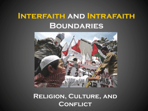 Religion, Culture, and Conflict
