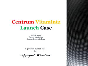 Centrum Vitamintz Launch Sponsor GoodLife Fitness