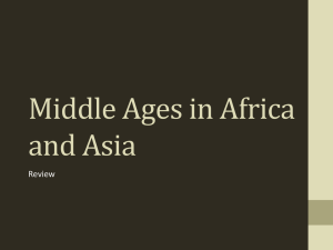 Middle Ages in Africa and Asia (600