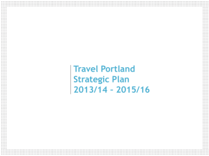 Strategies - Travel Portland