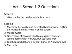 Act II, Scene iii Reading Questions