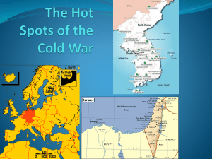 4. The Hot Spots of the Cold War