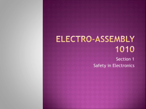 Safety in Electronics