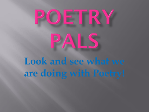 Poetry Pals Power Point