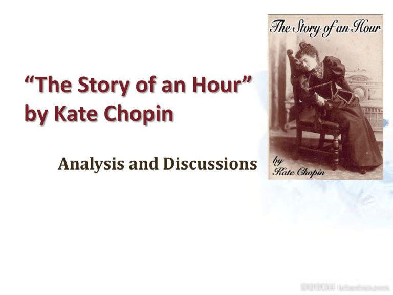 the story of an hour plot